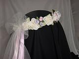 Bridal Headpiece FlowerGirl Wreath Bridesmaid Elizabeth