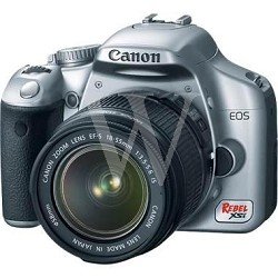 Canon Digital Rebel XSI 12.2 MP Digital SLR Camera with EF-S 18-55mm f/3.5-5.6 IS Lens (Silver)