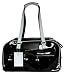 Large Black colored Patent Designer Pet Carrier