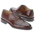 Johnston and Murphy Men's Dawson Cap Toe (Dark Brown Calf 8.0 M)