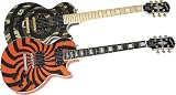 Musical Instruments : Epiphone Zakk Wylde Les Paul Custom Electric Guitar, Camouflage Gold Hardware
