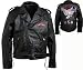 Men's Hand-Sewn Pebble Grain Genuine Buffalo Leather Jacket (Pick a Size=Large)
