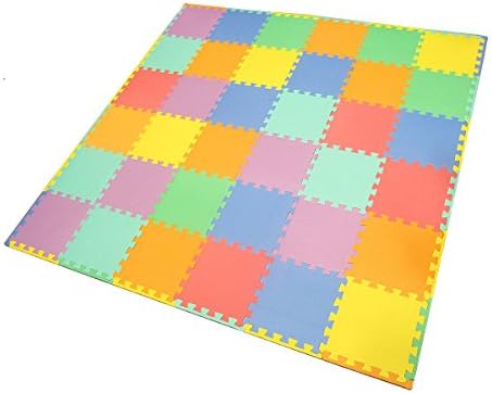 Smartots My First Rainbow Interlocking Crawling Play Mat (36-Piece)