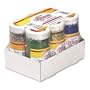Pacon 91370 Spectra glitter 6-color assortment, 4 oz. shaker-top jars, 6 per carton