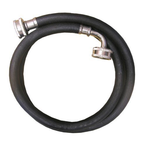 LASCO 16-1732 Rubber Washing Machine Hose with 3/4-Inch Female and One Elbow End, 3-Foot
