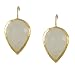 NAVA ZAHAVI- Rainbow Moonstone Reverse Teardrop Earring