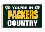 NFL Green Bay Packers 3-by-5 Foot "In Country" Flag