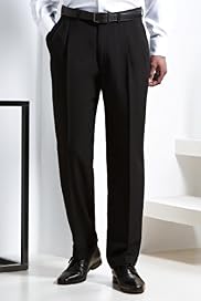 Crease Resistant Twin Pleat Trousers