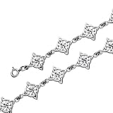 Bling Jewelry .925 Sterling Silver Celtic Triquetra Bracelet