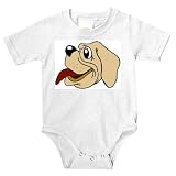 Onesie with pit, bulldog, happy, bull, dog, side, profile, animal