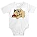Onesie with pit, bulldog, happy, bull, dog, side, profile, animal