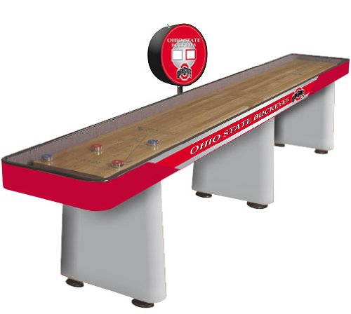 Ohio State Buckeyes 12 Foot Venture Shuffleboard Table