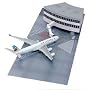 Dragon 1/400 Airport Terminal Section with Air Canada A340-500