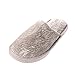 Qianle Men And Women Solid Candy Color Soft Super Indoor Slippers Brown XL