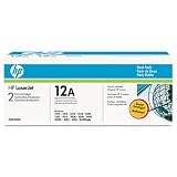 ~:~ HEWLETT PACKARD SUPPLIES ~:~ Q2612AD (12A) Laser Cartridge, 2/Pk, Black