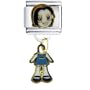 Anime Crown Girl Italian Charms