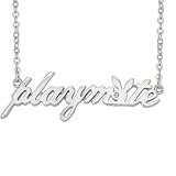 Playboy Necklace Silver Plated Playmate Necklace with Playboy Bunny Logo Authentic Licensed Playboy Jewelry CPBN219