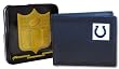 Indianapolis Colts Executive Leather Bifold Wallet in a Tin - NFL Football Fan Shop Sports Team Merchandise