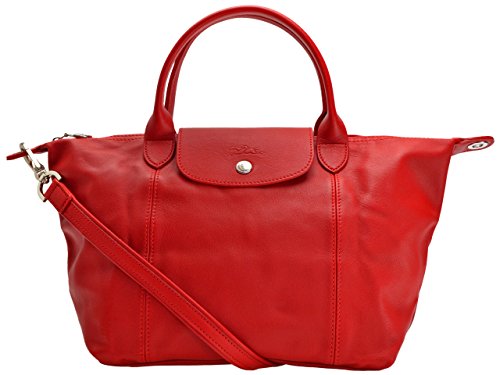 (ロンシャン) LONGCHAMP バッグ ショルダーバッグ ハンドバッグ 2way ル・プリアージュ・キュイール 折りたたみ ルージュレッド レザー 1512-737-045 ブランド [並行輸入品] 画像
