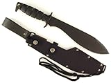 BestRUKO 10-Inch Blade Survival Knife with Kukri-Style Rubber Handle and Nylon Sheath RUKO 10-Inch Blade Survival Knife with Kukri-Style Rubber Handle and Nylon Sheath