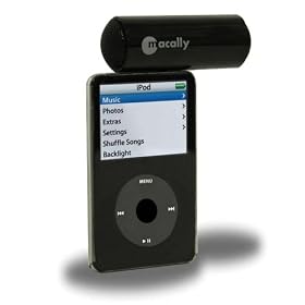 Macally Portable Stereo Speakers for iPod (Black)