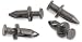 Parts Unlimited Body and Fender Clip 90653-HC4-900