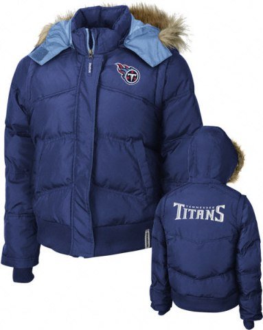Reebok Tennessee Titans Women's 4-In-1 Fan Coat Small