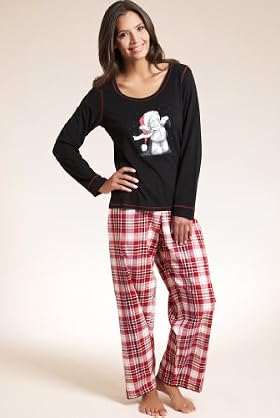 Tatty Teddy Long Sleeve Check Pyjamas