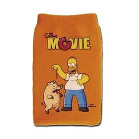 The Simpsons Movie Universal Sock with Strap Homer Feeding a Pig (Orange)