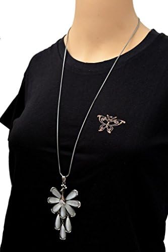 Shopaholic Fashion Pecock With Black Stone Long Neck Piece Wedding ,Partywear For Women , Girls