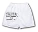 White Boxer Short with Attitude is a little thing that makes a big difference. White Boxer Short with Attitude is a little thing that makes a big difference.