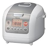 TOSHIBA マイコン保温釜5.5合炊き RC-10RMD(W) ホワイトの画像
