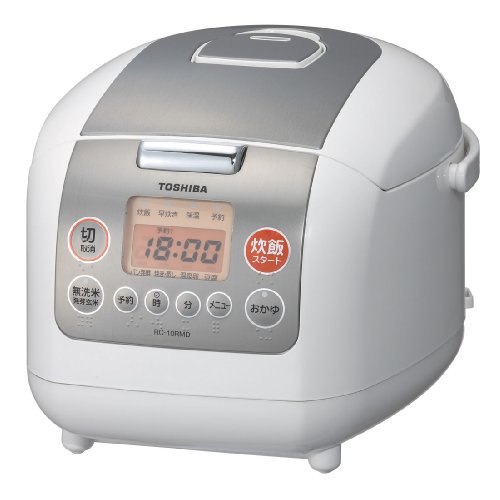 TOSHIBA マイコン保温釜5.5合炊き RC-10RMD(W) ホワイト
