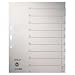 Register A4 1-10 Papier grau - Sonstige Produkte