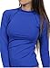 INGEAR Ladies Rash Guard Made in USA (Large, Royal)