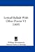 Lyrical Ballads with Other Poems V2 (1800)