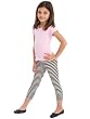 American Apparel Kids Printed Cotton Spandex Jersey Legging