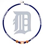 Phiten Detroit Tigers MLB Titanium X30 22 Necklace