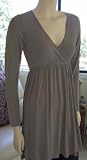 MARRIKAS BAMBOO CROSSOVER TUNIC MUSHROOM SMALL (6-8)