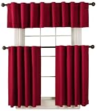 firefend Kids Thermal Back Tab Valance, 50-Inches-by-18-Inches, Salsa