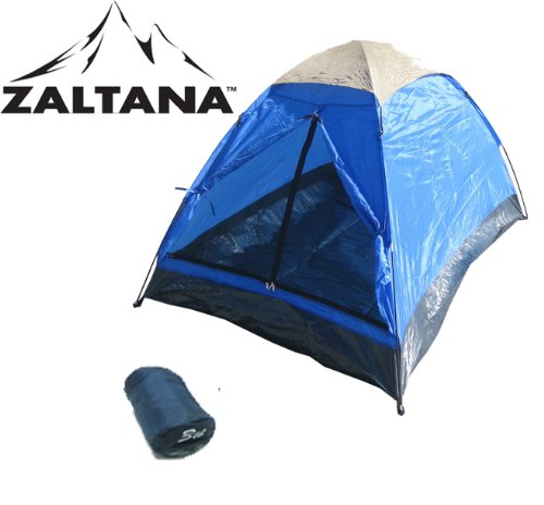2 PERSON TENT AND LSEEPING BAG COMBO