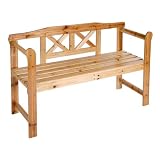 Jago GRTB02 Gartenbank massiv ca. 119 x 75 x 40 cm (B x H x T)von "Jago"