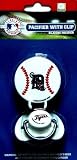 Detroit Tigers Baby Pacifier With Baseball Design Clip
