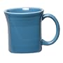 Fiesta 14-Ounce Square Mug, Peacock