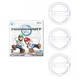 Top Quality Mario Kart for Nintendo Wii with 3 Extra White Wheels (Motion P ....