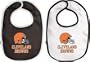 Cleveland Browns Newborn 6-9 mos. 2-Pc Team Bib Set