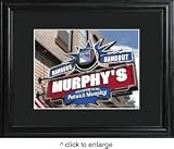 New York Rangers Personalized NHL Pub Print with Wood Frame