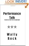 Performance Talk: The One-on-One Part of Leadership