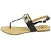Alpine Swiss Womens Suede Lined Slingback T-Strap Rhinestone Sandals