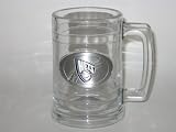 NEW JERSEY NETS 15 ounce GLASS TANKARD MUG with Pewter Logo